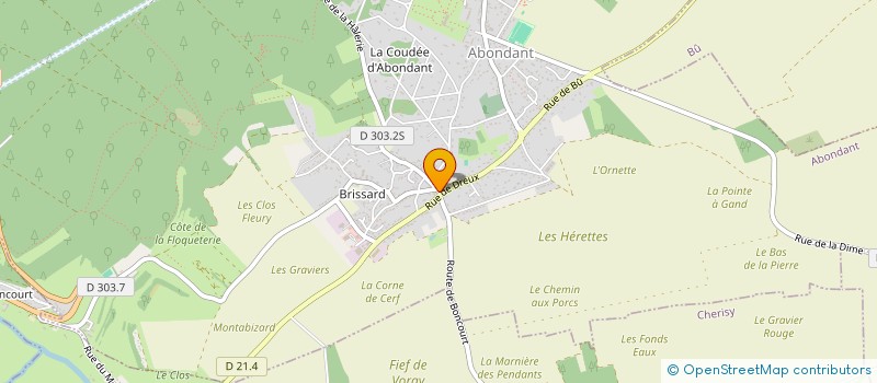 localisation de l'entreprise MONSIEUR JEAN NYS à ABONDANT