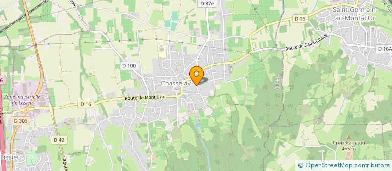 localisation de l'entreprise MONSIEUR JEAN OBERGER à CHASSELAY