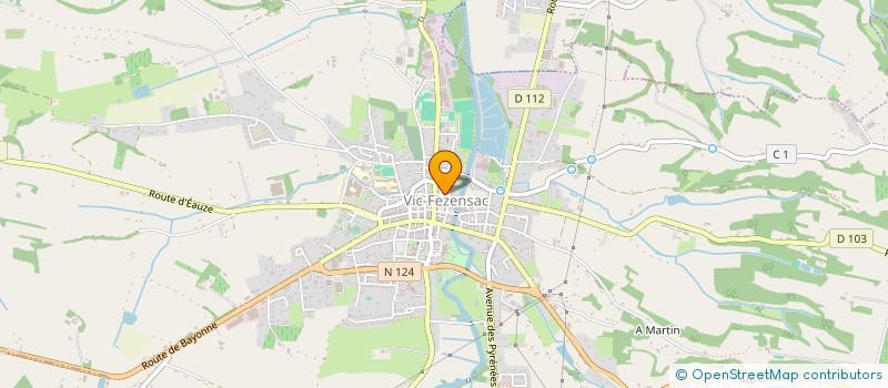 localisation de l'entreprise MONSIEUR JEAN OBLED  VIC-FEZENSAC