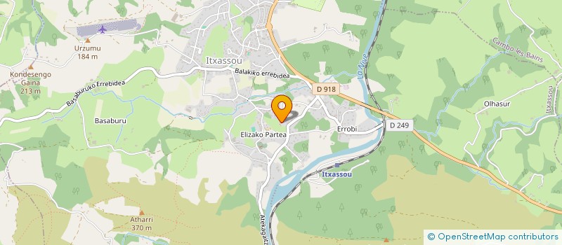 localisation de l'entreprise MONSIEUR JEAN OCAFRAIN  ITXASSOU