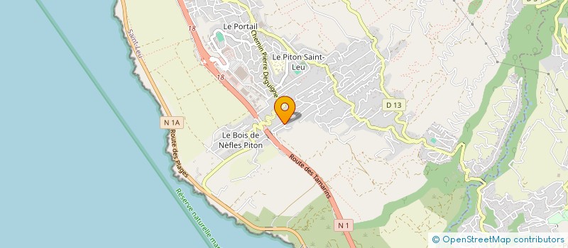 localisation de l'entreprise MONSIEUR JEAN OCTAVE BLUKER  SAINT-LEU