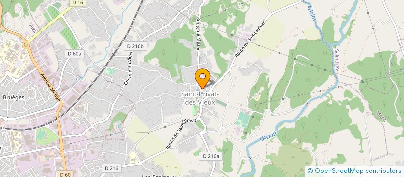 localisation de l'entreprise MONSIEUR JEAN ODELIN à SAINT-PRIVAT-DES-VIEUX