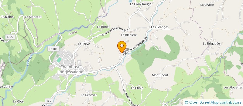 localisation de l'entreprise MONSIEUR JEAN ODIN  VILLECHENEVE