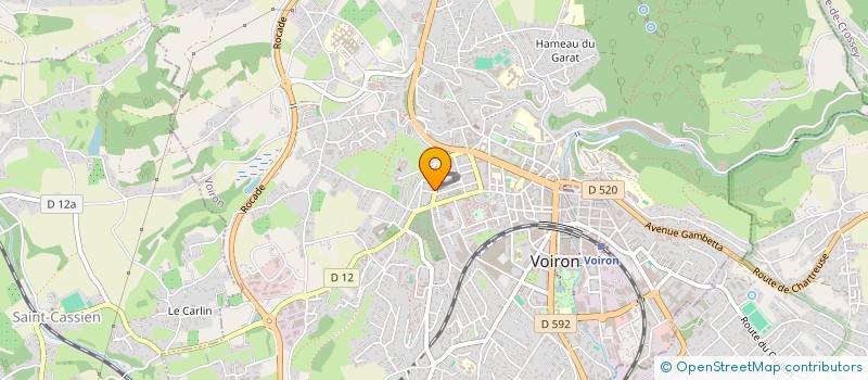 localisation de l'entreprise MONSIEUR JEAN ODIN à VOIRON