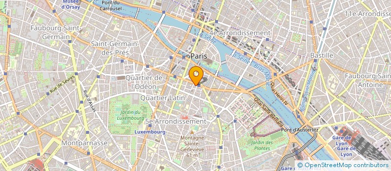 localisation de l'entreprise MONSIEUR JEAN ODINOT à PARIS