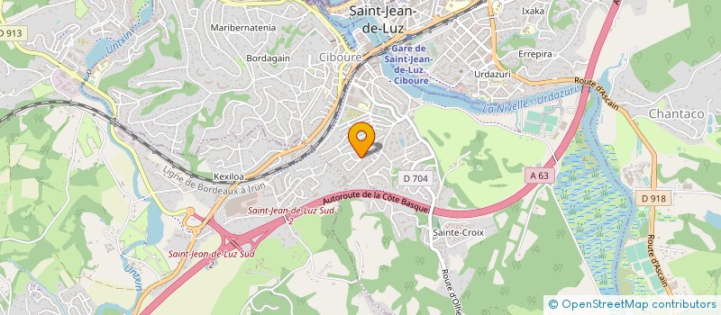 localisation de l'entreprise MONSIEUR JEAN OLASCUAGA à CIBOURE