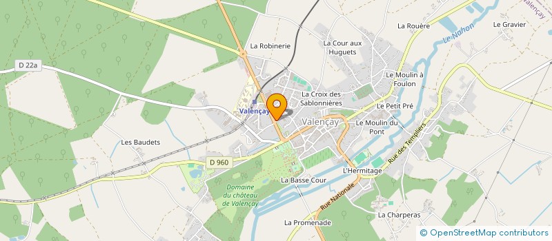 localisation de l'entreprise MONSIEUR JEAN OLIVA à VALENCAY