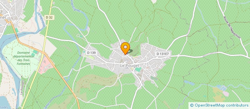 localisation de l'entreprise MONSIEUR JEAN OLIVE à LE POUGET