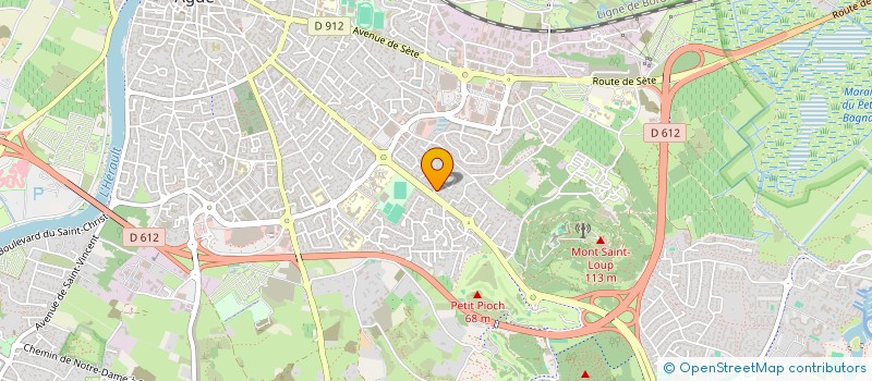 localisation de l'entreprise MONSIEUR JEAN OLIVE  AGDE