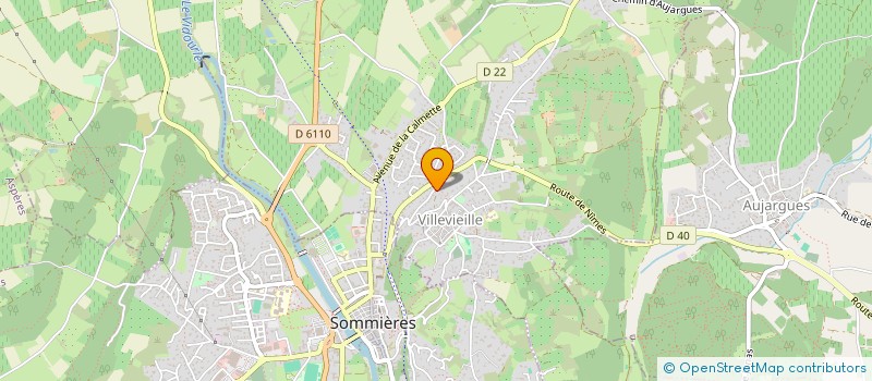 localisation de l'entreprise MONSIEUR JEAN OLIVER  VILLEVIEILLE