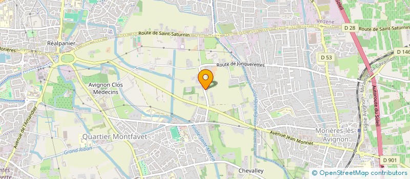 localisation de l'entreprise MONSIEUR JEAN OLIVIER  AVIGNON