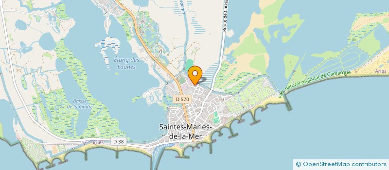 localisation de l'entreprise MONSIEUR JEAN OLIVIER  LES STES MARIES DE LA MER