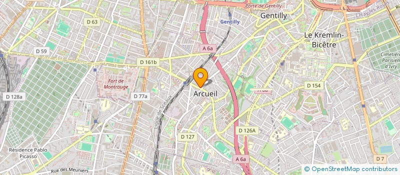 localisation de l'entreprise MONSIEUR JEAN-OLIVIER PIRO  ARCUEIL