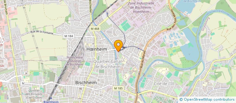 localisation de l'entreprise MONSIEUR JEAN OLLAND  HNHEIM