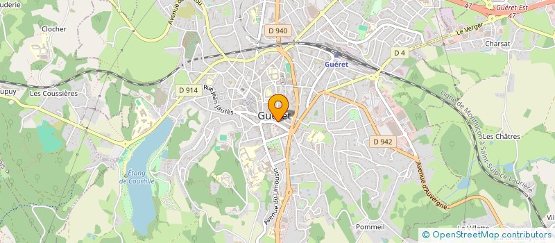localisation de l'entreprise MONSIEUR JEAN OLLE  GUERET