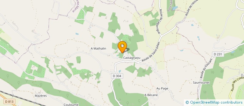 localisation de l'entreprise MONSIEUR JEAN OMPRARET  BRUCH