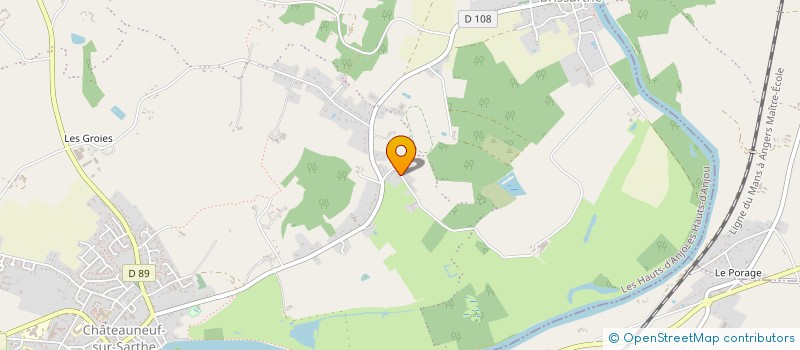 localisation de l'entreprise MONSIEUR JEAN ONFRAY  LES HAUTS-D'ANJOU