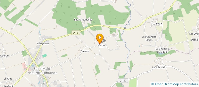 localisation de l'entreprise MONSIEUR JEAN ORAIN  SAINT-MALO-DES-TROIS-FONTAINES