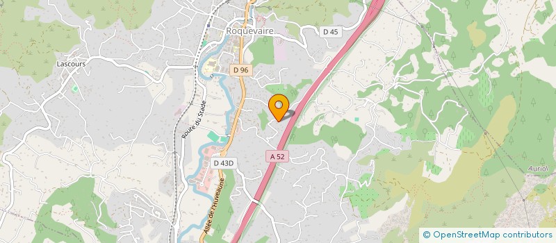 localisation de l'entreprise MONSIEUR JEAN ORDIONI  ROQUEVAIRE