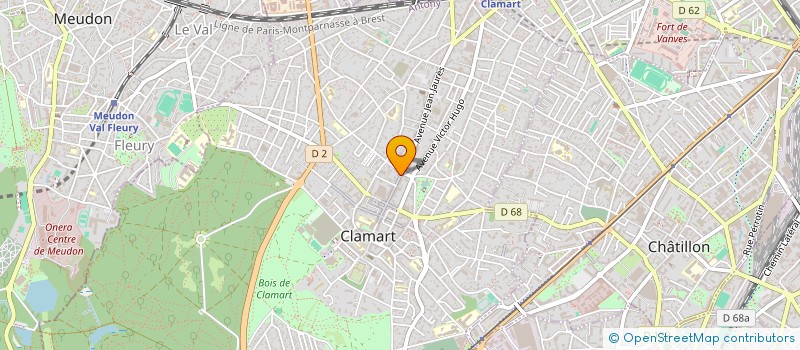 localisation de l'entreprise MONSIEUR JEAN ORDRONNEAU à CLAMART