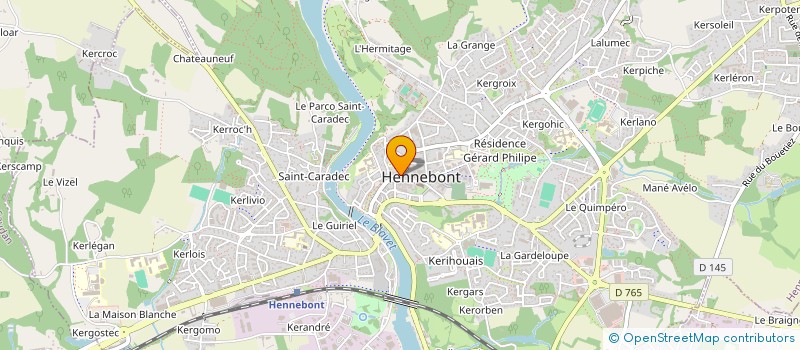 localisation de l'entreprise MONSIEUR JEAN ORHAND à HENNEBONT