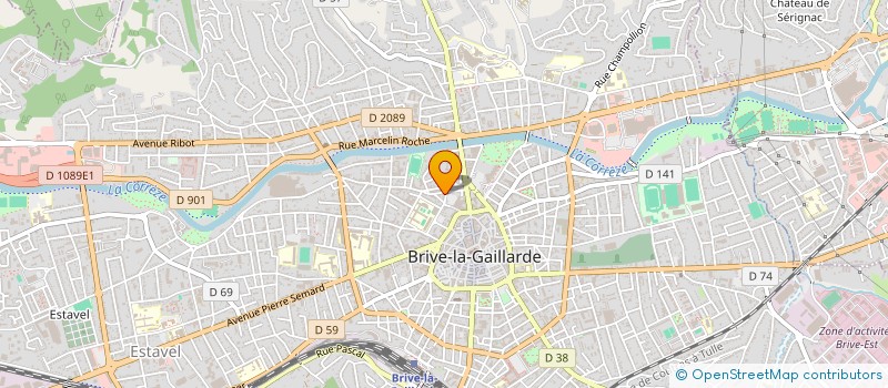 localisation de l'entreprise MONSIEUR JEAN ORIE à BRIVE LA GAILLARDE