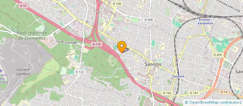 localisation de l'entreprise MONSIEUR JEAN ORIEME  SANNOIS