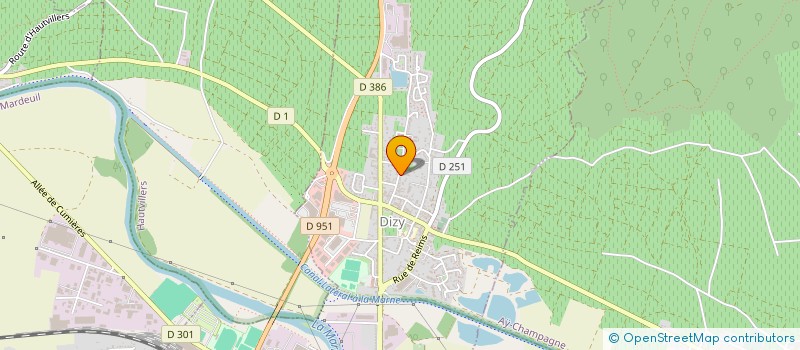 localisation de l'entreprise MONSIEUR JEAN ORIOL  DIZY