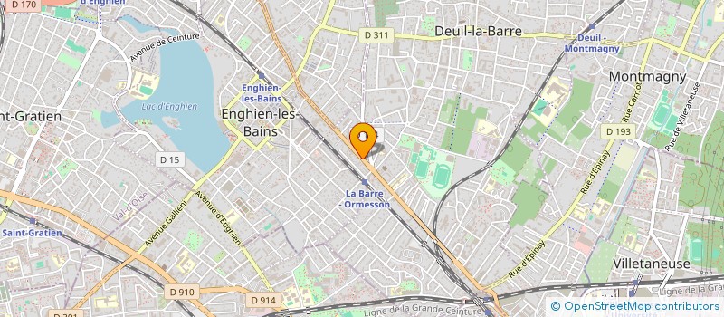 localisation de l'entreprise MONSIEUR JEAN ORIOT  DEUIL-LA-BARRE