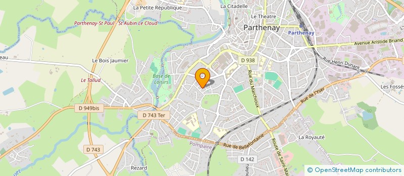 localisation de l'entreprise MONSIEUR JEAN ORIVAL  PARTHENAY