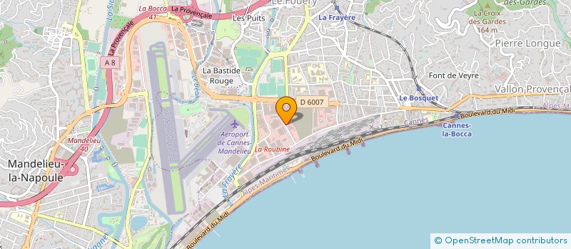 localisation de l'entreprise MONSIEUR JEAN ORSO à CANNES