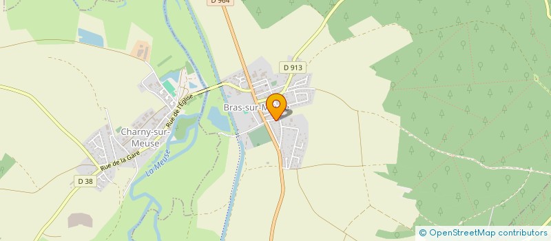 localisation de l'entreprise MONSIEUR JEAN ORTIS  BRAS-SUR-MEUSE