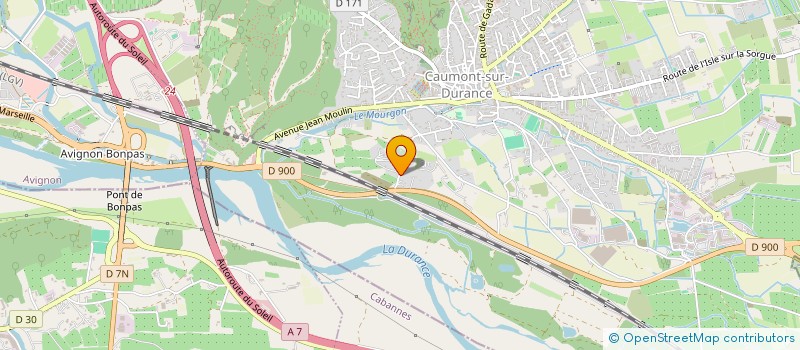 localisation de l'entreprise MONSIEUR JEAN ORTIS à CAUMONT-SUR-DURANCE