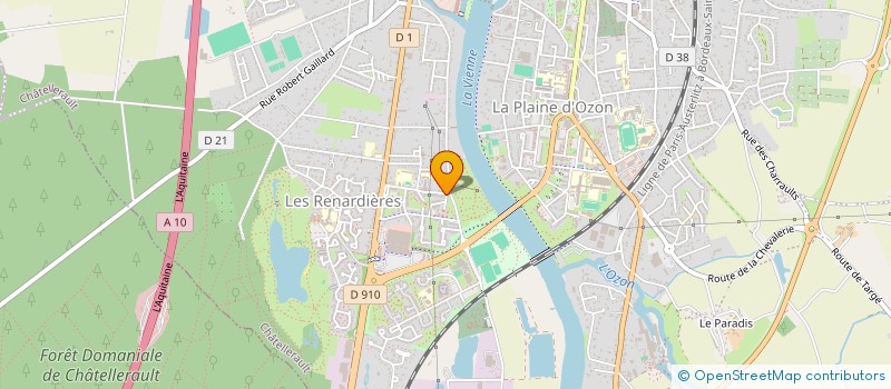 localisation de l'entreprise MONSIEUR JEAN ORTIZ  CHATELLERAULT