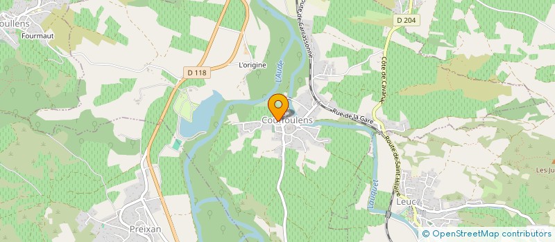 localisation de l'entreprise MONSIEUR JEAN ORTUANI  COUFFOULENS