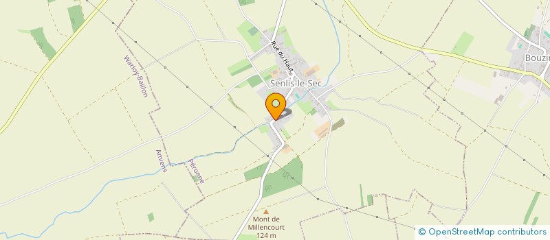 localisation de l'entreprise MONSIEUR JEAN OSSART  SENLIS-LE-SEC