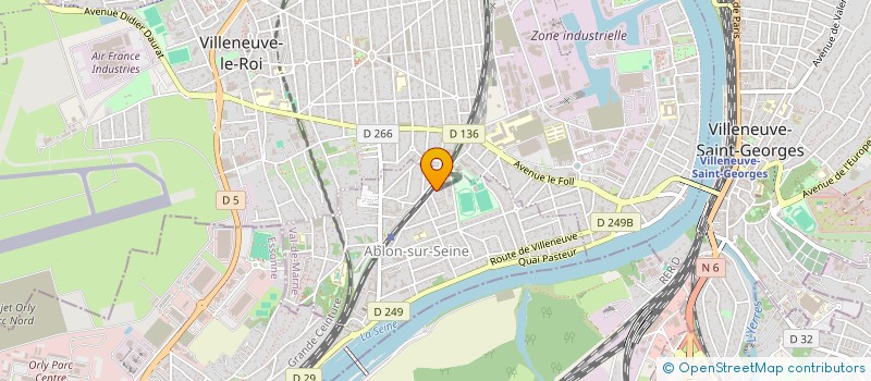 localisation de l'entreprise MONSIEUR JEAN OSSOLA  ABLON-SUR-SEINE