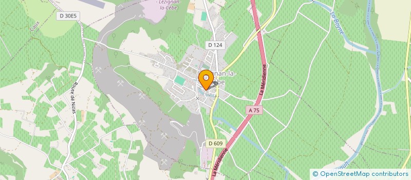 localisation de l'entreprise MONSIEUR JEAN OSUNA  LEZIGNAN-LA-CEBE