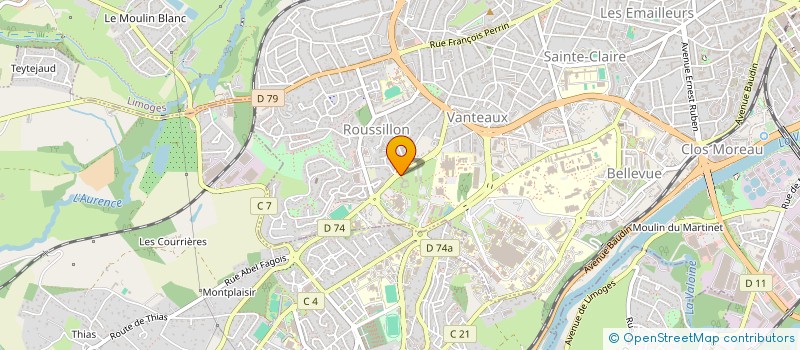 localisation de l'entreprise MONSIEUR JEAN-OTAVIO JHARAP à LIMOGES