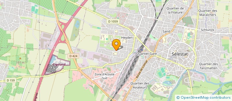 localisation de l'entreprise MONSIEUR JEAN OTT  SELESTAT