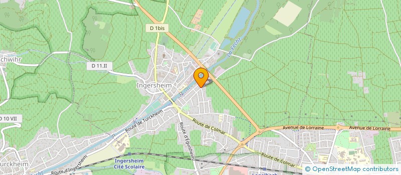 localisation de l'entreprise MONSIEUR JEAN OTTENWELTER  INGERSHEIM