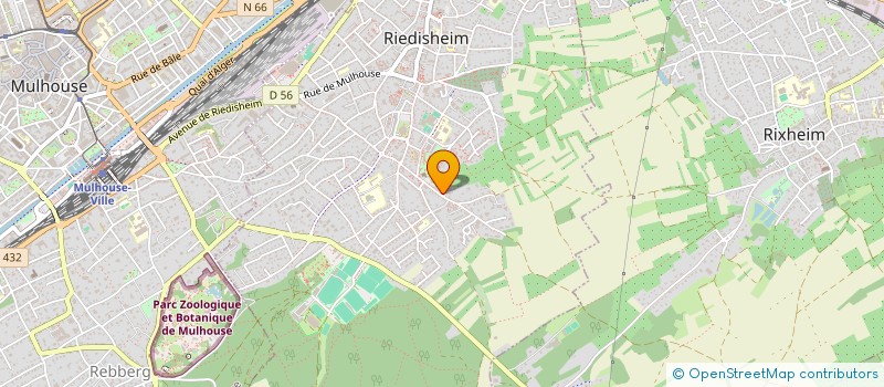 localisation de l'entreprise MONSIEUR JEAN OTTENWELTER  RIEDISHEIM