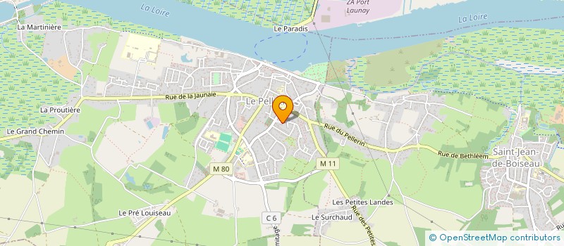 localisation de l'entreprise MONSIEUR JEAN OTTEVAERE  LE PELLERIN