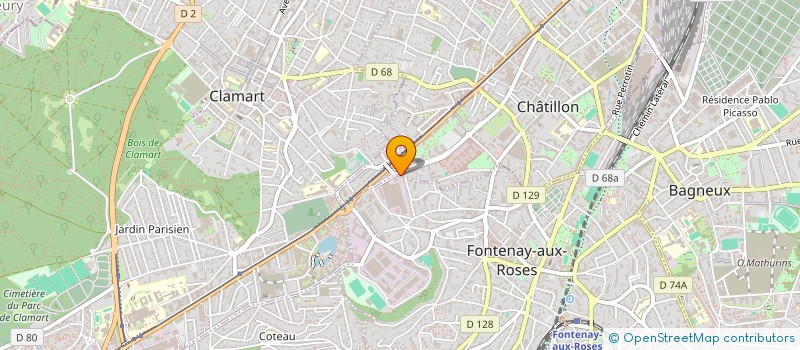 localisation de l'entreprise MONSIEUR JEAN OUSTRY  CHATILLON