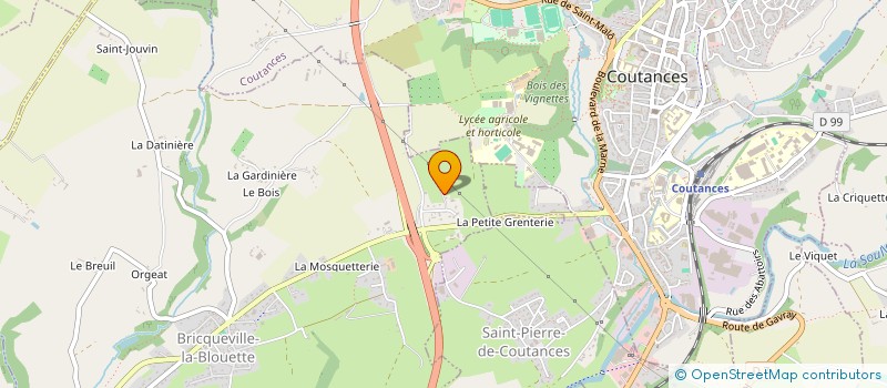 localisation de l'entreprise MONSIEUR JEAN OUTREQUIN  BRICQUEVILLE-LA-BLOUETTE