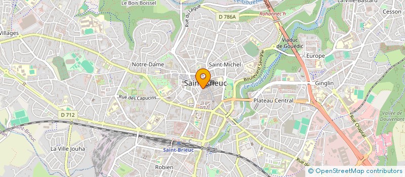 localisation de l'entreprise MONSIEUR JEAN OUVRIER à SAINT-BRIEUC