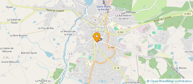localisation de l'entreprise MONSIEUR JEAN OUZEAU à SAINT-YRIEIX-LA-PERCHE