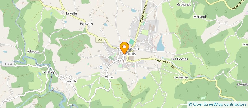 localisation de l'entreprise MONSIEUR JEAN OYALLON  VERNOUX-EN-VIVARAIS