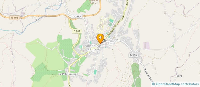 localisation de l'entreprise MONSIEUR JEAN OZIL  VILLENEUVE-DE-BERG