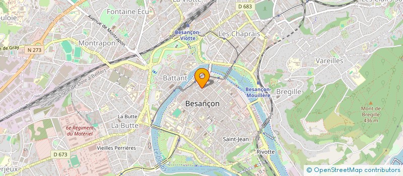localisation de l'entreprise MONSIEUR JEAN PACALON à BESANCON